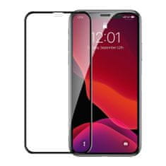 BASEUS Curved-screen zaščitno steklo za iPhone 11 / iPhone XR, črna