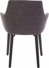 Danish Style Jedilni stol Buck (SET 2 kosa), siva