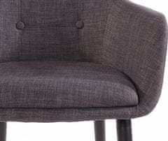 Danish Style Jedilni stol Buck (SET 2 kosa), siva