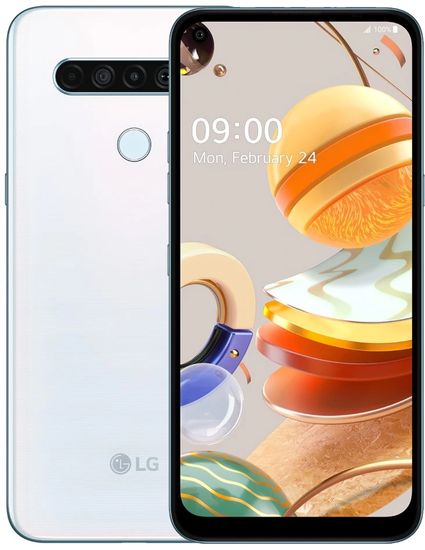 LG K61 mobilni telefon, 4 GB/128 GB, White