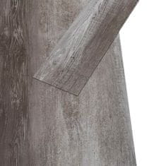 Vidaxl Samolepilne PVC talne plošče 5,21 m2 2 mm črtast les
