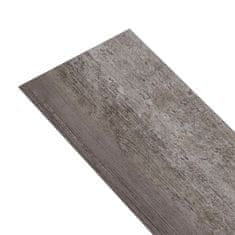 Vidaxl Samolepilne PVC talne plošče 5,21 m2 2 mm črtast les
