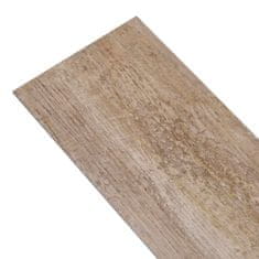 Greatstore PVC talne plošče 5,26 m2 2 mm barva lesa