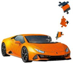 Ravensburger 3D sestavljanka Lamborghini Huracan Evo, 108 delov