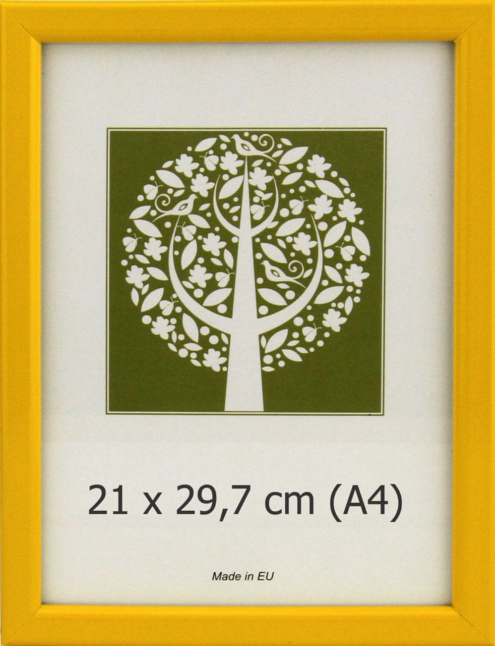 Kolorrami Cadre en plastique Isabella 21x29,7 cm (A4) - noir