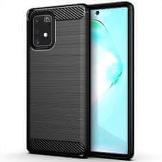 MG Carbon Case Flexible silikonski ovitek za Samsung Galaxy S10 Lite, črna