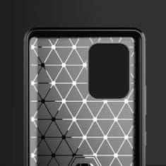 MG Carbon Case Flexible silikonski ovitek za Samsung Galaxy S10 Lite, črna