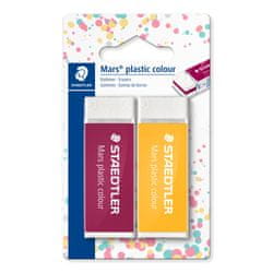 Staedtler Mars Plastic barvna radirka, 2/1, Blister