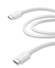 CellularLine USB-C na USB-C kabel, 2 m, bel