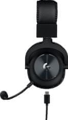 Logitech G PRO X Wireless brezžične gaming slušalke, 7.1, Lightspeed