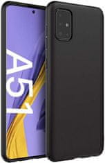 Ovitek za Samsung Galaxy A51, silikonski, mat črn