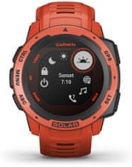 Garmin Instinct Solar športna ura, Flame Red