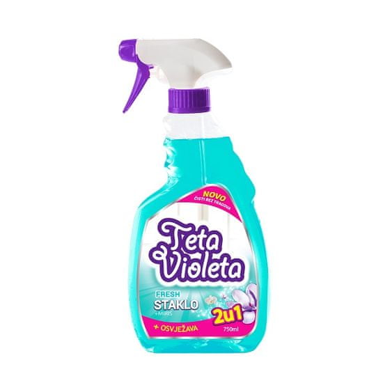 Violeta Fresh Turkiz čistilo za steklo, 750 ml