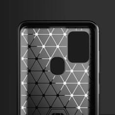 MG Carbon Case Flexible silikonski ovitek za Samsung Galaxy A21s, modra