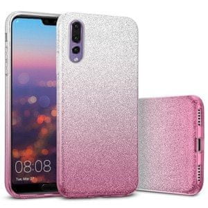  Silikonski ovitek z bleščicami Bling 2v1 za Huawei P40 Pro