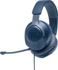 JBL Quantum 100 naglavne slušalke, modre (JBLQUANTUM100BLU)