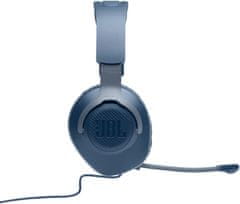 JBL Quantum 100 naglavne slušalke, modre (JBLQUANTUM100BLU)