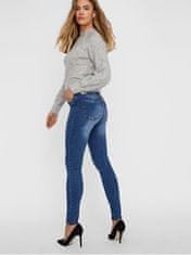 Vero Moda Ženske ozke kavbojke VMTANYA 10222531 Srednje Blue Denim (Velikost XS/32)