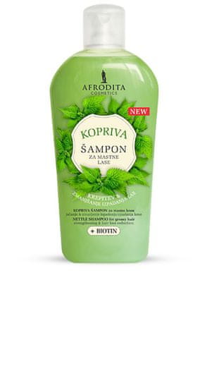 Kozmetika Afrodita šampon za lase, kopriva & biotin, 1000 ml