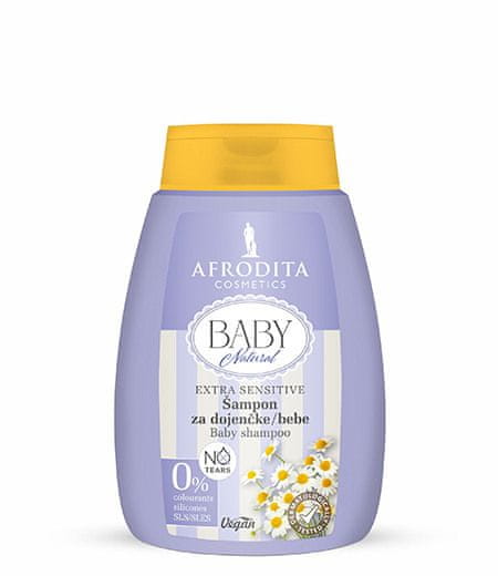 Kozmetika Afrodita Baby Natural šampon za dojenčke, Extra Sensitive, 200 ml