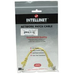 Intellinet CAT5e UTP patch kabel, mrežni, priključni, 0.5 m, rumen