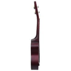 Greatstore Otroški ukulele soprano s torbo svetel les 21"