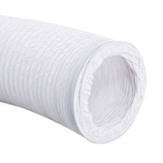 Vidaxl Izpušna cev PVC 6 m 12,5 cm