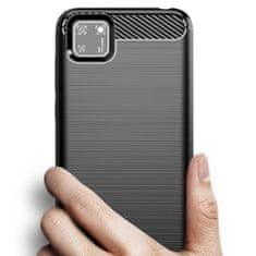 MG Carbon Case Flexible silikonski ovitek za Huawei Y5p, črna