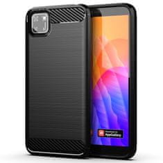 MG Carbon Case Flexible silikonski ovitek za Huawei Y5p, črna