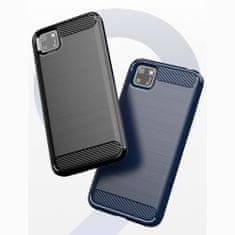 MG Carbon Case Flexible silikonski ovitek za Huawei Y5p, črna