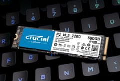 Crucial P2 SSD disk, 500 GB, M.2 80mm PCI-e 3.0 x4 NVMe, 3D QLC