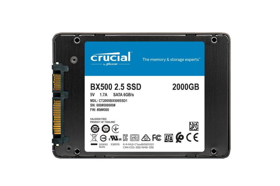 Crucial 120gb sale bx500