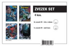 Street Assortimento zvezki, A4, za fante, 4 kosi