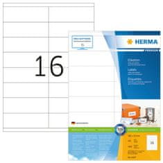 Herma Superprint 4427 etikete, A4, 105 x 35 mm, bele