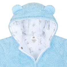 NEW BABY Zimski plašč Nice Bear blue - 56 (0-3m)