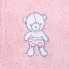 NEW BABY Zimski plašč Nice Bear pink - 68 (4-6m)