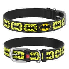 WAUDOG Usnjena ovratnica Batman DC COMICS črna 18-24 cm, širina: 9 mm Črna