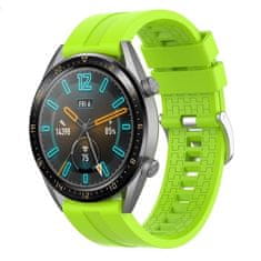 BStrap Silicone Cube pašček za Huawei Watch GT 42mm, fruit green