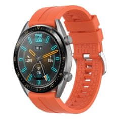 BStrap Silicone Cube pašček za Huawei Watch GT 42mm, orange