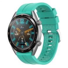 BStrap Silicone Cube pašček za Huawei Watch GT 42mm, teal