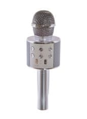 Alum online Brezžični mikrofon za karaoke WS-858 - Srebrna