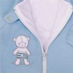 NEW BABY Baby Teddy Bear Blue Terry Sleeping Bag - 68 (4-6m)