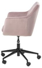 Fernity Pisarniški stol na kolesih Nora VIC roza