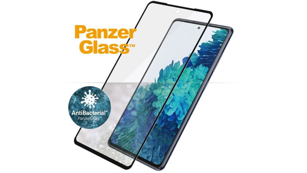 PanzerGlass Edge-to-Edge Antibacterial za Apple iPhone 5,4″ 2710, črno