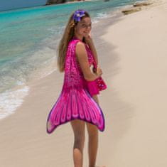 Fin Fun Kostum morske deklice MALIBU PINK s plavutjo, 12 ( 143-152 )