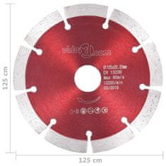 Vidaxl Diamantni rezalni diski 2 kosa iz jekla 125 mm