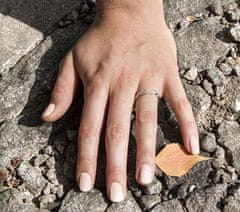 Beneto Srebrni prstan s kristali AGG184 (Obseg 50 mm)