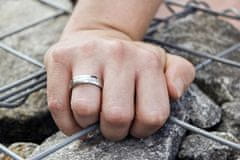 Beneto Exclusive Poročni prstan iz jekla SPP09 (Obseg 60 mm)