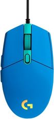 Logitech G102 LightSync gaming miška, modra