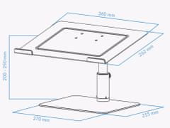 Uvi Desk Premium 11-17 stojalo za prenosnik - rabljeno